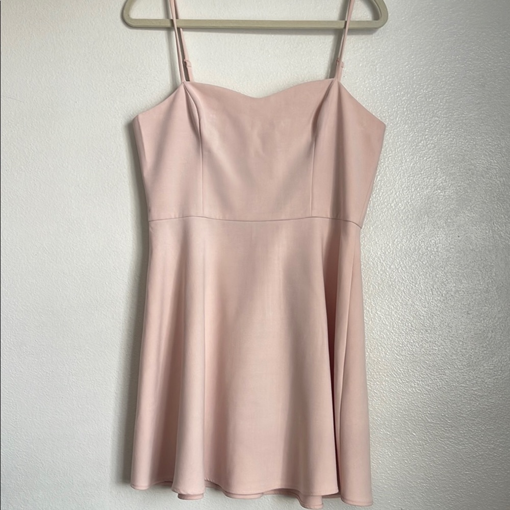 French Connection Pink Spaghetti Strap Mini Sundress